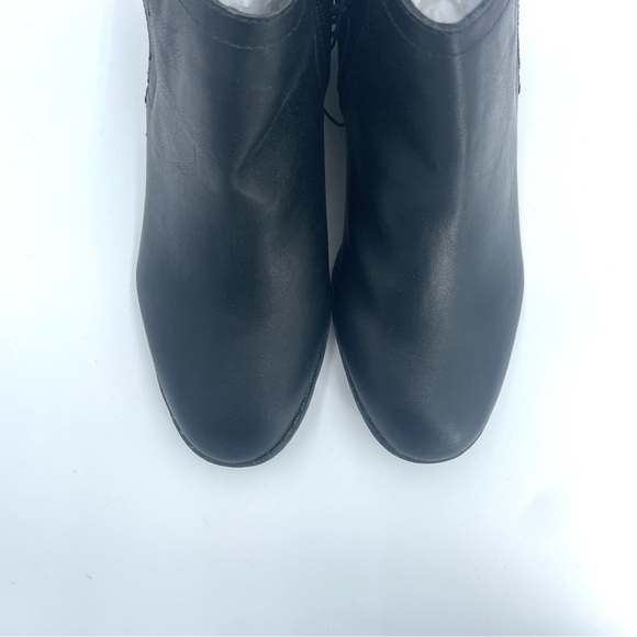 American Rag Womens Cadee Almond Toe Ankle Black PU Leather Boots Size 7M - Picture 4 of 14